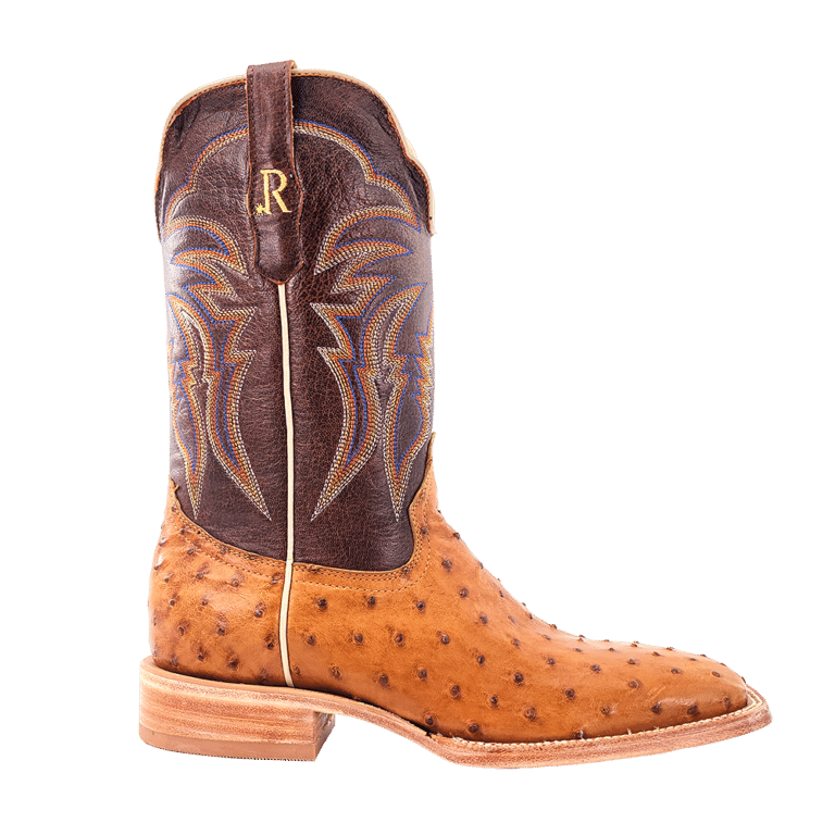 Men’s Full Quill Ostrich Wide Square 11″ - Image 2